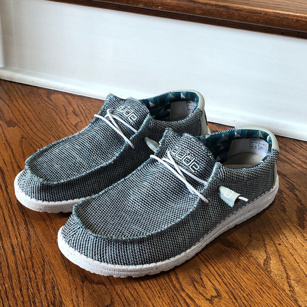 Hey Dude Mens Wally Sox Classic Loafer Men’s Size 10 in Perfect Condition! - Picture 2 of 8